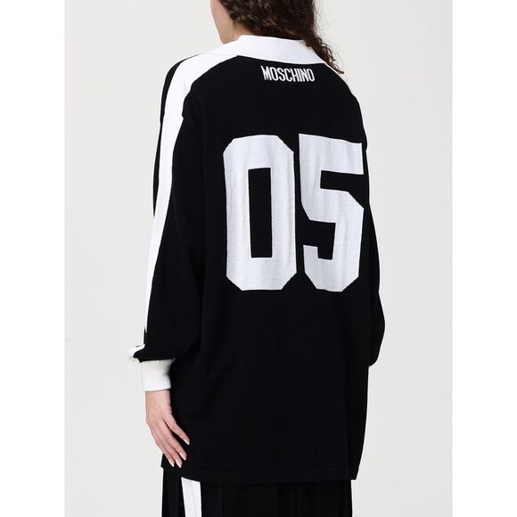 Moschino Couture Polo Shirt Woman Black - Picture 3 of 4